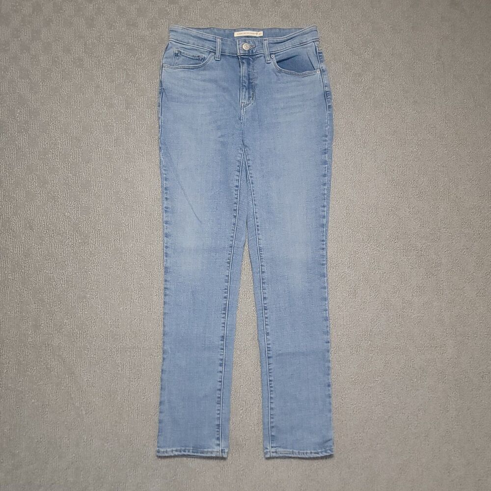Levi's Classic Mid Rise Skinny Jeans Women's Size 4M / 27x30 Light Wash Stretch